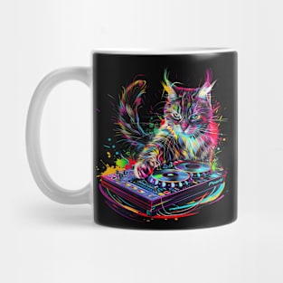 Cat DJ Loop Mug